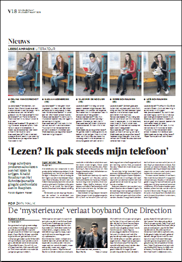 Jonge schrijvers & lezen